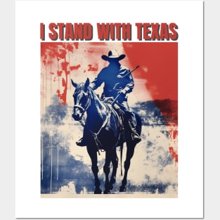 I stand with texas Posters and Art